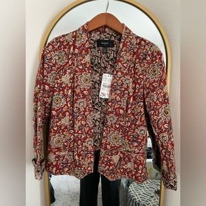 Mango floral blazer